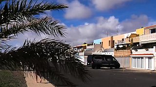 Risky naked walk down the street. Public nudity MiaAmahl