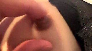 Stimulating asian school girl with a vibrator before fucking her pov