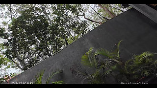 Fucked My Neighbor’s Wife in the Airbnb Backyard After She Got Out of the Pool