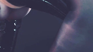 Sweet MILF in Stockings and Pvc Playing Pussy