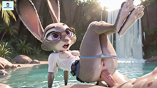Judy Hopps hentai anal foot fetish furry