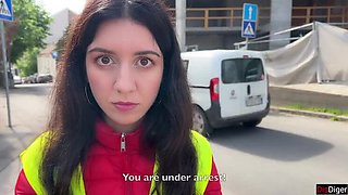 Bus Conductor DisDiger Caught Cheating Passengers and Gets Punished Hard with Creampie and Blowjob