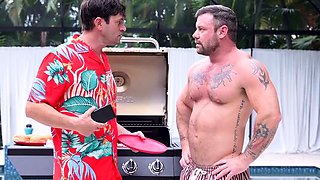 Labor Day BBQ Party Turns Into A Step-Daughter Foursome