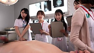 Japanese fetish babe in uniform sixtynines guy