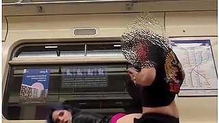 Public Sex In A Train Car In The Subway - I Was Met By A Subscriber In The Subway And Fucked - Darcy With Darcy Dark