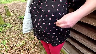 Bouncy Tits Outdoor Slapping - Hard Public Domination & Humiliation Session