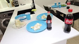 Hot Russian MILF Alina Rai Fucks Best Friend's Mom in POV Doggy Style Creampie