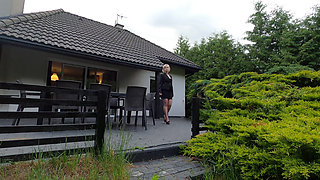 Golden shower in the garden