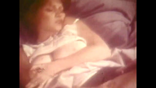 Stunning Vintage Solo Sex for a Hot Babe with Huge Boobs Fingering Her Hairy Pussy