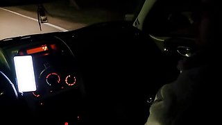 Girlfriend In Heels Fucks Stranger Outdoors In A Car