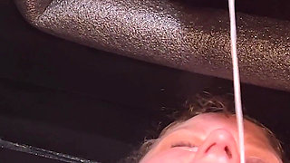 Cum Facial at the Gloryhole