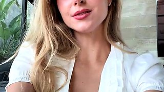 Small titted babe toys her pussy on webcam