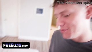 What happens when you knock on a neighbor’s door and the bodacious freeuse cougar Crystal Shows up