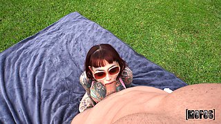 Jmac's Tattooed Fun with Lilly in a Wild Size Adventure