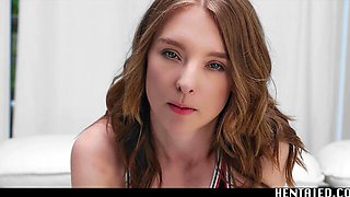 Innocent Lily Ray and Alien's solo female scene