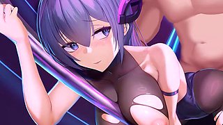 Anime: Cowgirl, Missonary  Big Tits Porn