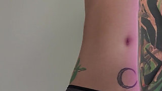 The Giantess Smells His Sweaty Body and His Fart-filled Panties