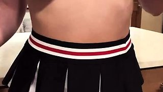 Big boob brunette masturbates on webcam