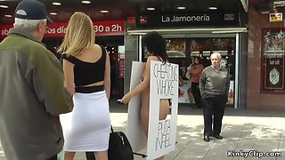 Cheating Spanish Whore Assfuck Made Love In Public - Montse Swinger And Mona Wales