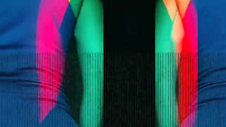 Looking up Her Mini Dress Walking up the Stairs