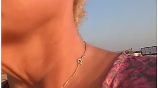 Ms Q Does As Shes Told - Play With Herself On Public Beach