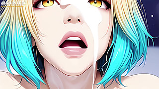 Astraea Blonde Hentai Anime Uncensored, 28 Year Old Woman, Cowgirl, Double Penetration, Cumshot, Vaginal Ass Multi-position