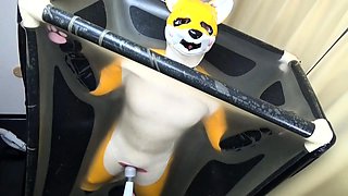 Horny amateur fat slut masturbates using her adult toy