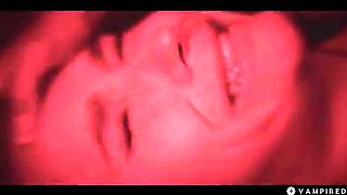 Horny Vampire Lesbian Sex - Busty Latina and Redhead in Intense Gothic Titsucking