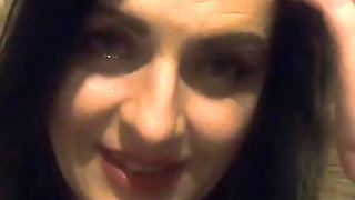 Desperate to Pee - Shiny Leather Boots, Ripped Pantyhose and Intense Pee Fetish Play