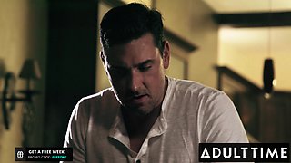 Teenage lesbian craves cum in her ass while taking her first ever cock!