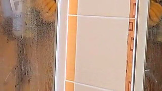 She Was Just Showering... or so He Thought - Husband Almost Caught Me Masturbating