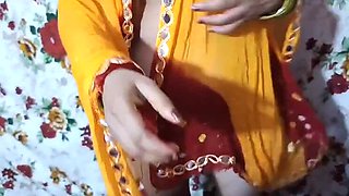 Lalita Singh Hot Desi Bahu Dirty Talk with Sasur in Bedroom - Blowjob, Creampie, Doggy Style Hindi Audio