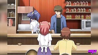 Handjob xxx with seductive chippie from Hentai Pros