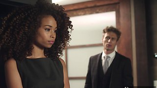 Michael Vegas fucked ebony hottie Cecilia Lion in doggystyle