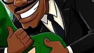 Slut Wife Fucked in Dirty Public Toilet. Cartoon