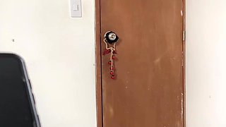 Fit Bootylicious Latina Babe Lets Her Dominant Neighbor Punish Her With a Fuck For Being Late