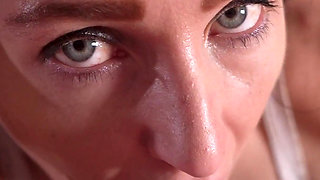 Naughty Smoker Plays with His Foreskin While Sucking & Swallowing