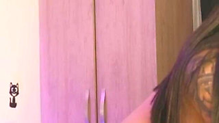 Girl with Big Ass and Perfect Tits Is Controlled by a Fans