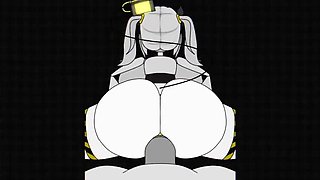 Uzi and V Robot Sex - Hot Beat Banger Animation Porn