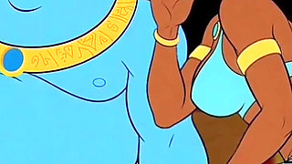 Futanari. Princess Jasmine Girl with a Big Dick. Porn Aladdin Series.