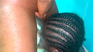 Hot African Lesbian Fuck, Pissing, Pussing on Their Faces, Piss Drinking and Show Shower Lesbian Fun