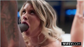 Cassie Bender And Damion Dayski In Fit Blonde Hotwife Gets A Bbc Creampie In Front Of Hubby