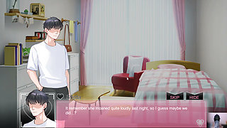 Ntraholic gameplay! Ep-2! The cute wife cheats on her husband with me while he is there!