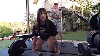 Gym Workout Partner Steve Rickz Slams Paige Steeles Big Booty BBW Tight Pussy Hard During In