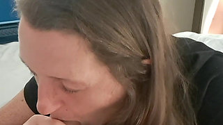 I Suck Him From Soft to 9 Inches, His Cock Is so Big!