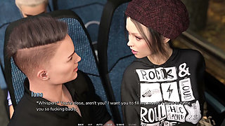 Taboo University - Hot Emo Girl Snacks All My Juicy Cum in a Bus