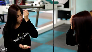 Paula Shy Working Out