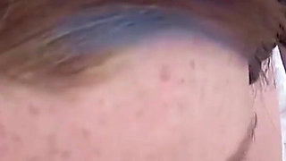 Cute teen Kassondra Raine POV no hands bj and cum swallow