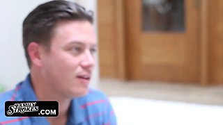 Innocent teen Mandy Muse needs an assfucking lesson from her enormous brother