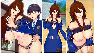[hentai Game Koikatsu! ]have Sex With Big Tits Naruto Mei Terumi.3dcg Erotic Anime Video